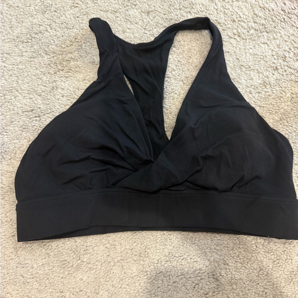 Lululemon Black Sports Bra with Racerback Design